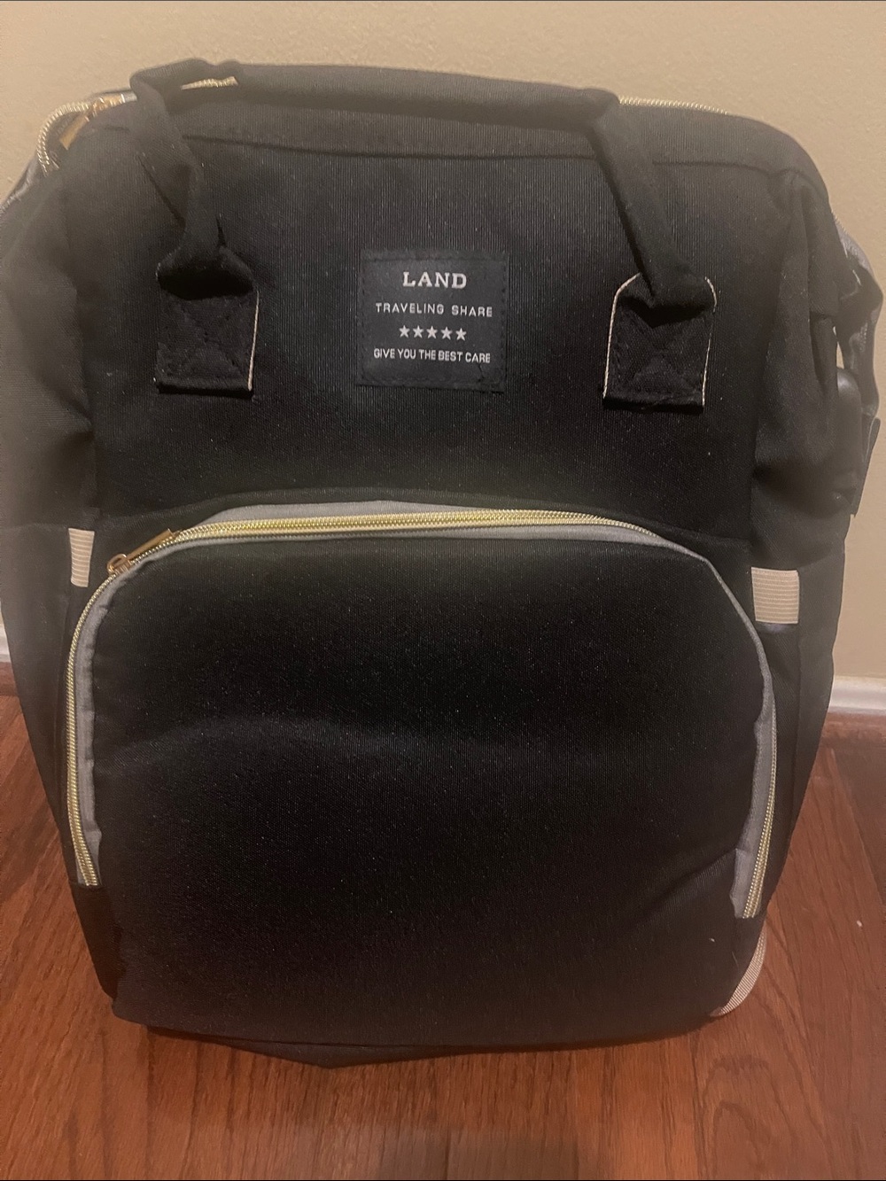 AND Black and Cream Men's Backpack